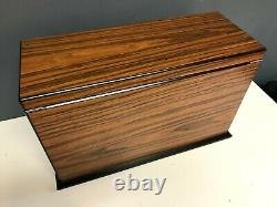 Venlo Wooden Wood Veneer Cuff Link Jewelry Case Trunk