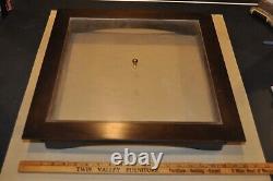 Very Rare Franklin Mint Large Display Case Only for 22+ Doll -Wood & Plexiglass