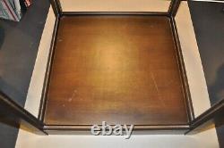 Very Rare Franklin Mint Large Display Case Only for 22+ Doll -Wood & Plexiglass