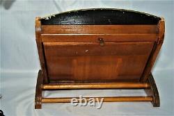 Vintage 12 pen Eberhard Faber ink pen display case -Selling the CASE ONLY