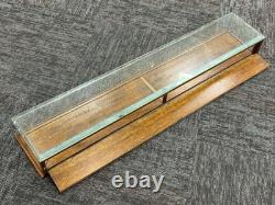 Vintage 1920s Waterman Ideal Fountain Pen Store Countertop Oak Wood Display Case