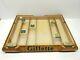 Vintage 1950s Gillette Razor Wood And Glass Store Display Case Rare Advertising