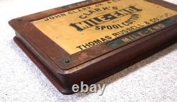 Vintage 19th Century John Clark, Jr & Co. Thread Display Case