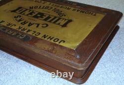 Vintage 19th Century John Clark, Jr & Co. Thread Display Case