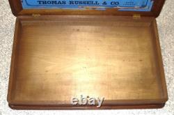 Vintage 19th Century John Clark, Jr & Co. Thread Display Case