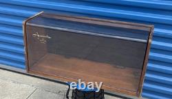 Vintage Accents Hallmark Card Retail Store Wood Display Case 24 X 9 X 11