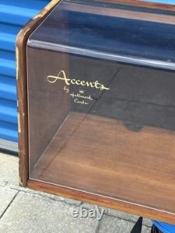 Vintage Accents Hallmark Card Retail Store Wood Display Case 24 X 9 X 11