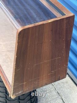 Vintage Accents Hallmark Card Retail Store Wood Display Case 24 X 9 X 11