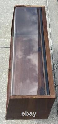 Vintage Accents Hallmark Card Retail Store Wood Display Case 24 X 9 X 11