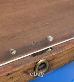 Vintage Accents Hallmark Card Retail Store Wood Display Case 24 X 9 X 11