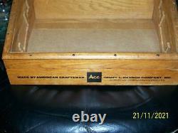 Vintage Ace Taps & Dies Henry Hanson Hardware Store Wood Display Case 1950's