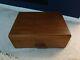 Vintage /antique Wood Wooden Display Box Case With Further Pull Drawer Display