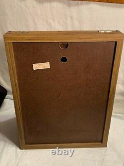 Vintage BOKER TREE BRAND 10 Knife STORE DISPLAY Case Stand WOOD 17 x 13 x 8