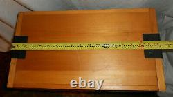 Vintage BROWNING LARGE Countertop REVOLVING KNIFE Display Wood Case WithLOCKS NICE