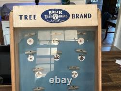 Vintage Boker Tree Brand Knife Counter Top Display Case plexi -Glass And Wood