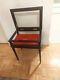 Vintage Bombay Company Display Shadow Box End Table Wood Glass Curio Case