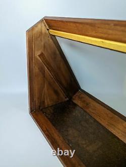 Vintage Buck Knife Wood Glass Tabletop Counter Advertising Display Case