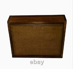 Vintage Buck Knife Wood Glass Tabletop Counter Advertising Display Case