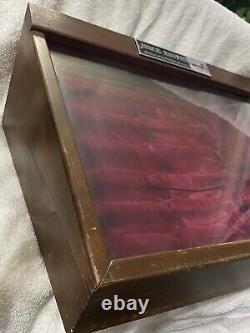 Vintage Buck Knives Dovetailed Wood Case Advertising Salesman Store Display