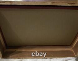 Vintage Buck Knives Dovetailed Wood Case Advertising Salesman Store Display