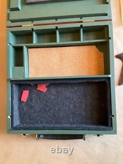 Vintage Colt Woodsman Wood Display Case With Grips And Manuals