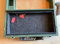 Vintage Colt Woodsman Wood Display Case With Grips And Manuals