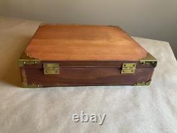 Vintage Colt Woodsman Wood Display Case With Grips And Manuals
