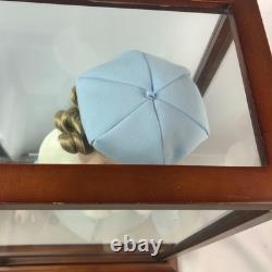 Vintage Danbury Mint Shirley Temple Porcelain 16 Doll with Wood Display Case