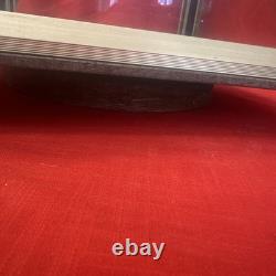 Vintage Display Glass Case Wood Frame Doll Brass Rotating