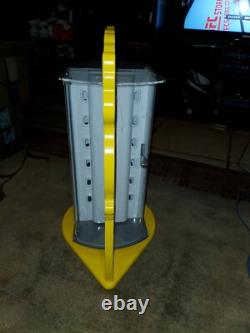 Vintage Ed Hardy Yellow Sunglasses Wood Display Case Holder