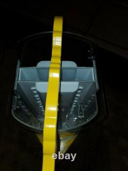 Vintage Ed Hardy Yellow Sunglasses Wood Display Case Holder