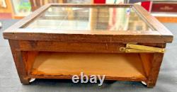Vintage Esterbrook Fountain Pen Nibs Wood Display Case With Nibs Storage In Back