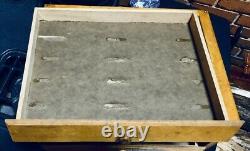 Vintage Esterbrook Fountain Pen Wooden Display Case Collectors! 11 X 12 X 7