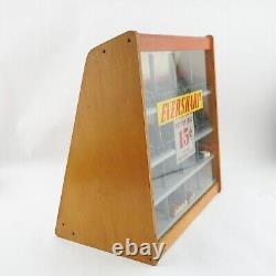 Vintage Eversharp Red Top Lead Pencil Tabletop Store Glass Wood Display Case Plu