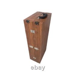 Vintage Folding Optical Sales Rep Display Case 144 Slot Eyeglass Sunglasses Wood