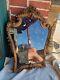 Vintage French Floral Garland Wood Display Wall Table Show Case Shadow Box Frame