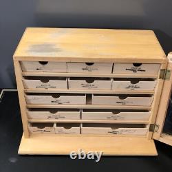 Vintage Griffon Store Display Case Countertop Wood