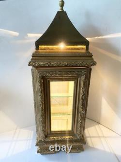 Vintage Horchow Vitrine Italian Rococo Wood Display Case Curio Cabinet