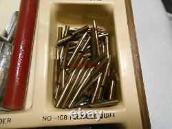 Vintage Hunt Artist Pens Display Case Full of Tips Nibs