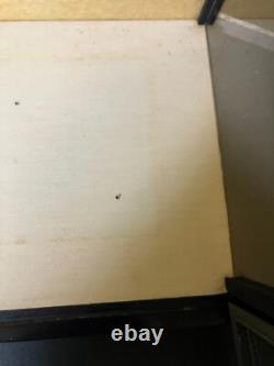 Vintage Japanese Display Glass Case Wood Frame Doll Geisha H14.1 W14.9in