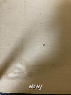 Vintage Japanese Display Glass Case Wood Frame Doll Geisha H14.1 W14.9in