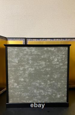 Vintage Japanese Display Glass Case Wood Frame Doll Geisha H14.5 W14.9in