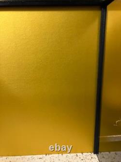 Vintage Japanese Display Glass Case Wood Frame Doll Geisha H14.5 W14.9in