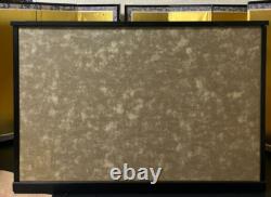 Vintage Japanese Display Glass Case Wood Frame Doll Geisha H15.1 W22.3in