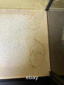 Vintage Japanese Display Glass Case Wood Frame Doll Geisha H16.4 W16.8in