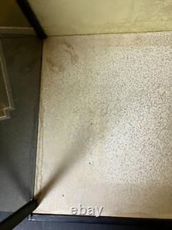 Vintage Japanese Display Glass Case Wood Frame Doll Geisha H16.4 W16.8in