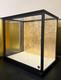 Vintage Japanese Display Glass Case Wood Frame Doll Geisha H17.1 W18.5in