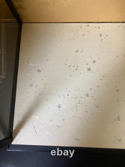 Vintage Japanese Display Glass Case Wood Frame Doll Geisha H17.1 W18.5in