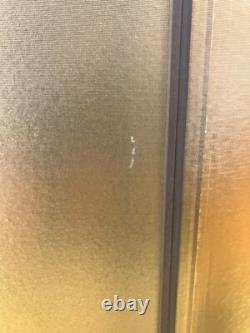 Vintage Japanese Display Glass Case Wood Frame Doll Geisha H17.2 W16.9in