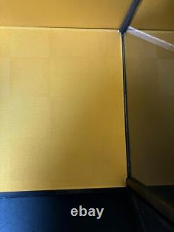 Vintage Japanese Display Glass Case Wood Frame Doll Geisha H20.8 W15in